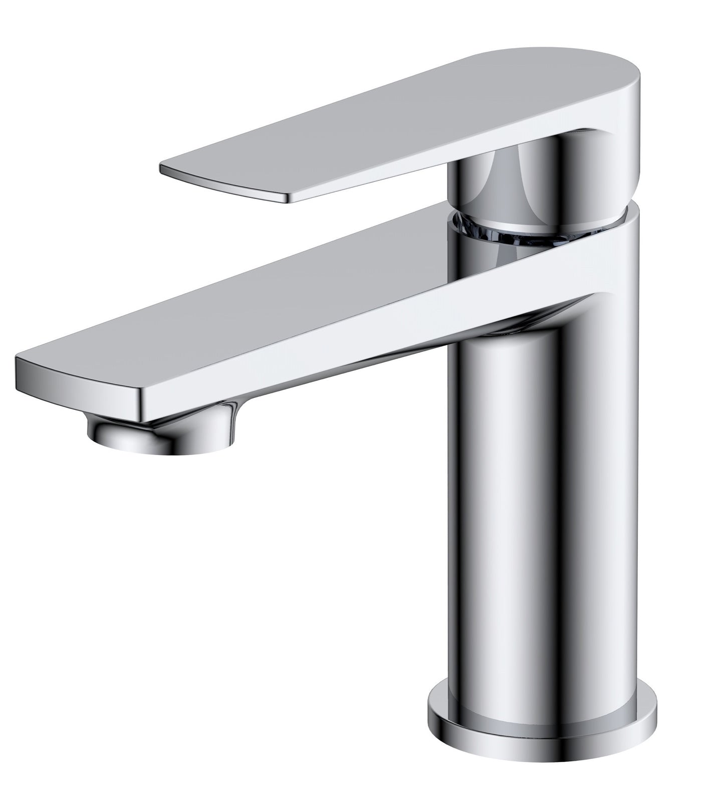 Quantock mini mono basin mixer with sprung waste - chrome (BT7254)