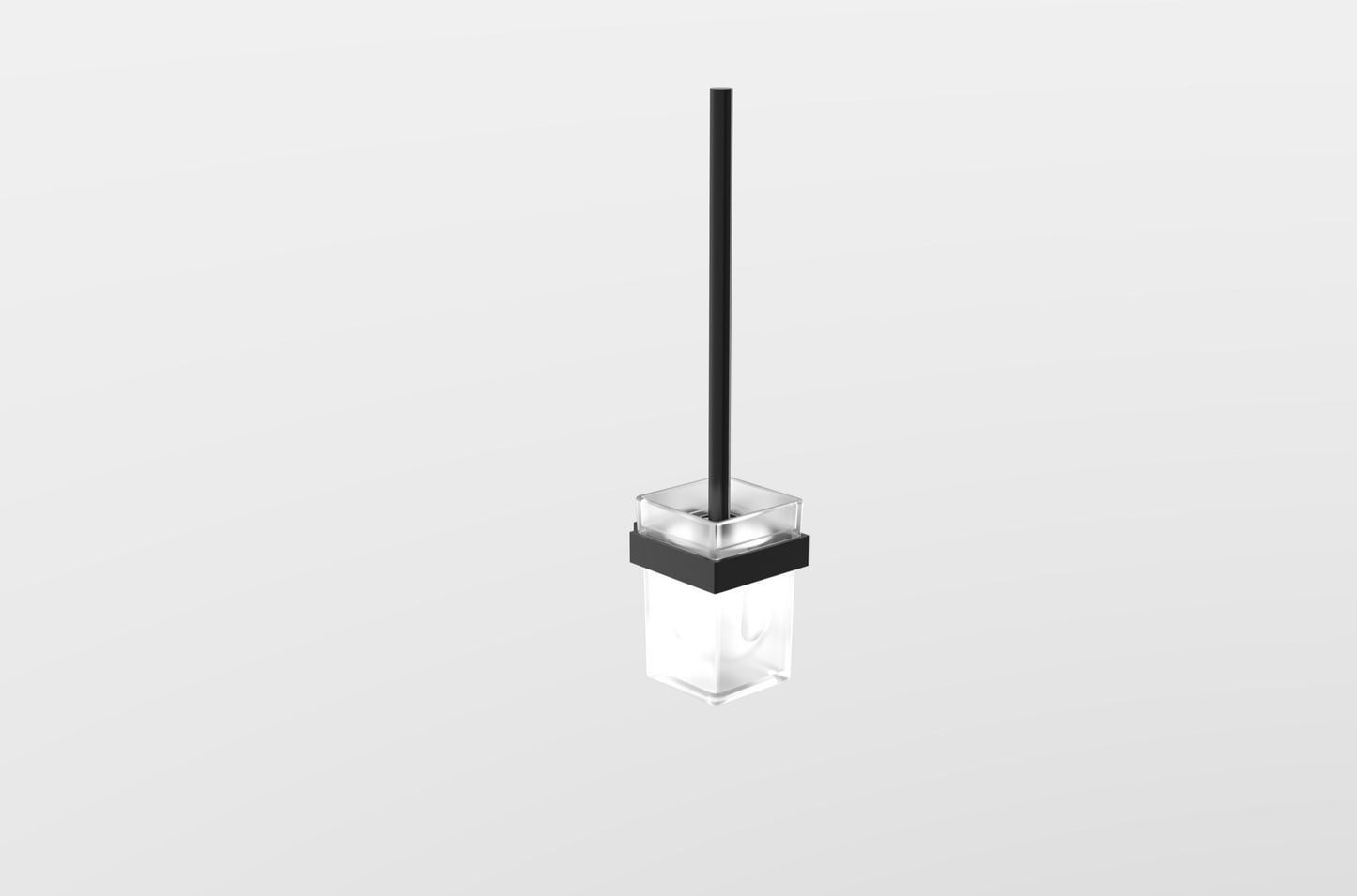 Denby Toilet brush & holder - Matt Black (BT8019)