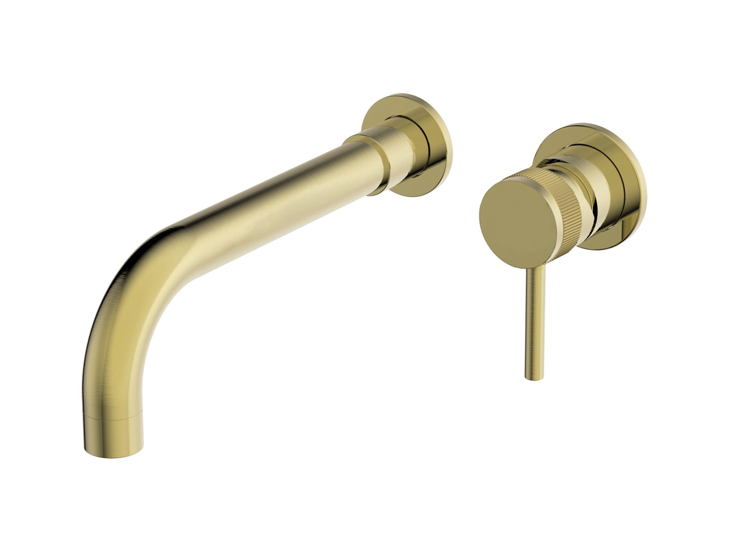 Kelso Wall mounted basin mono mixer - Brushed Brass (BT8058)