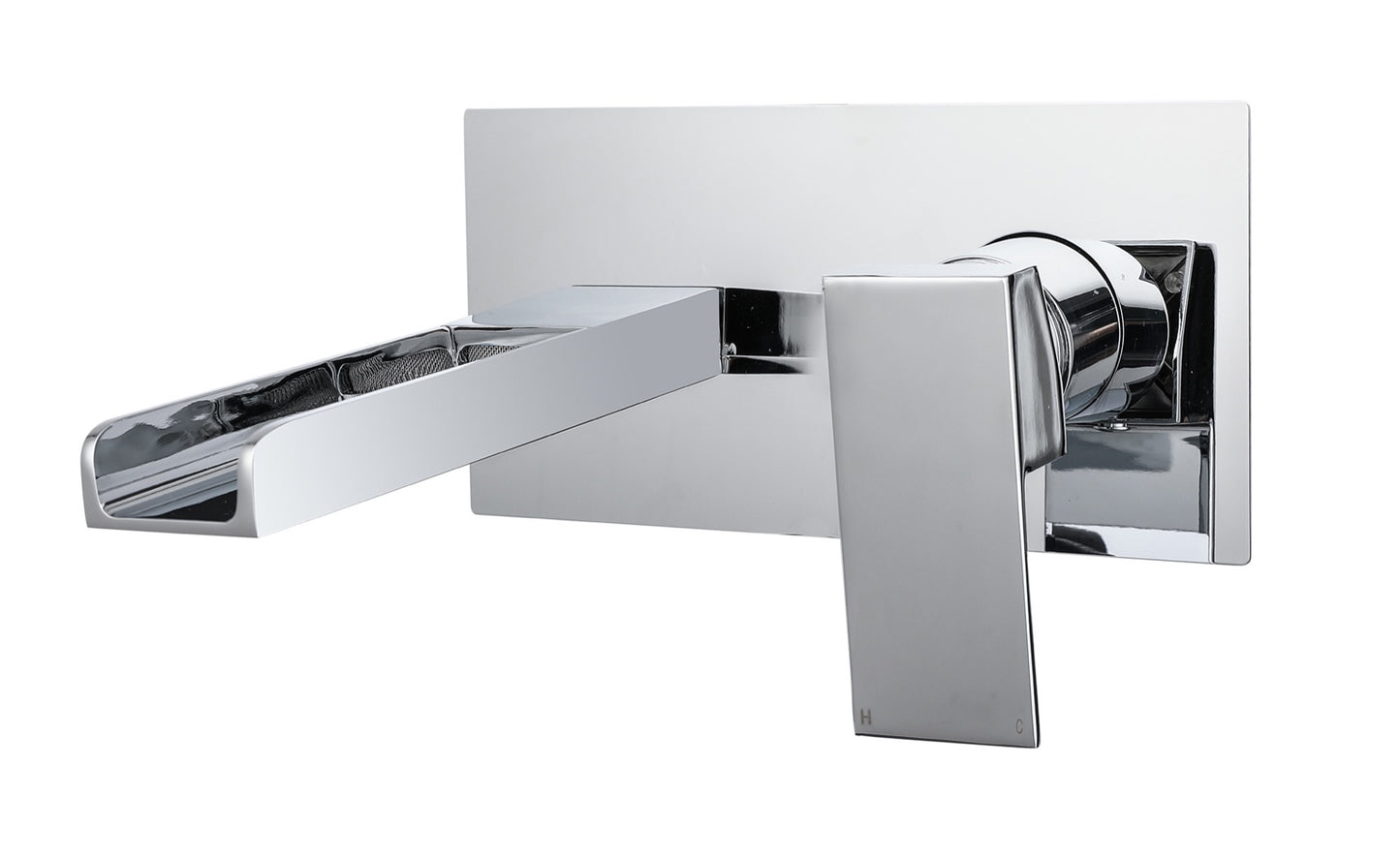 Zennor Wall Mounted Basin Mono Mixer - Chrome (BT8088)