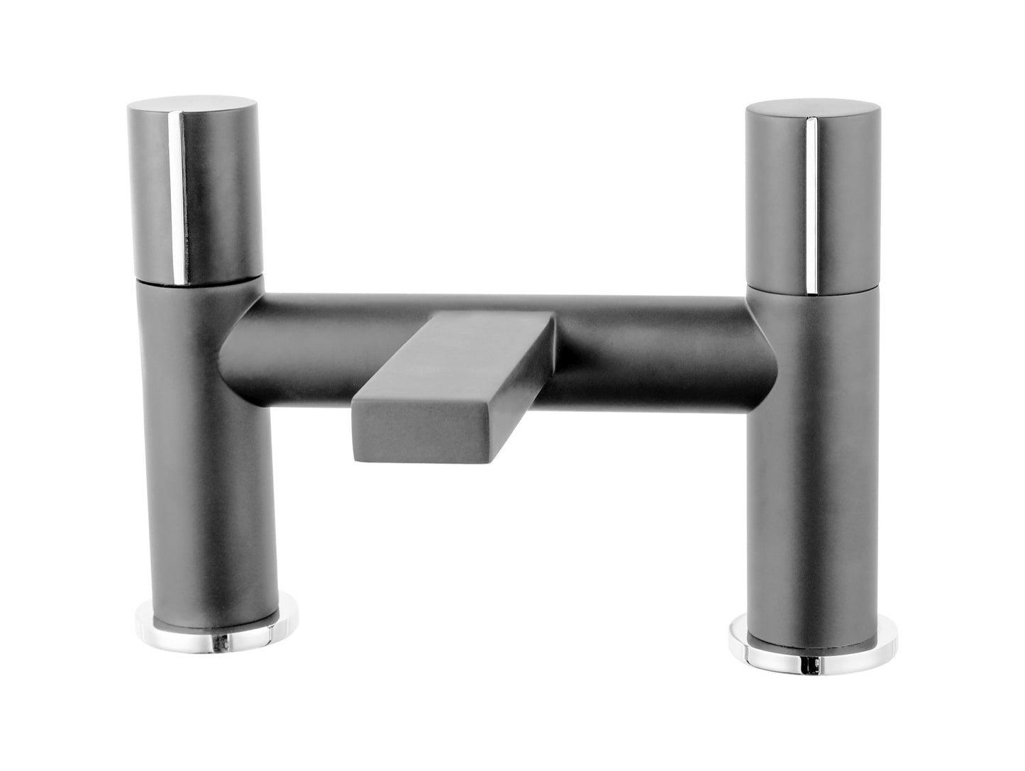 Delvin Deck Mounted Bath Filler - Gunmetal Grey (BT8112)