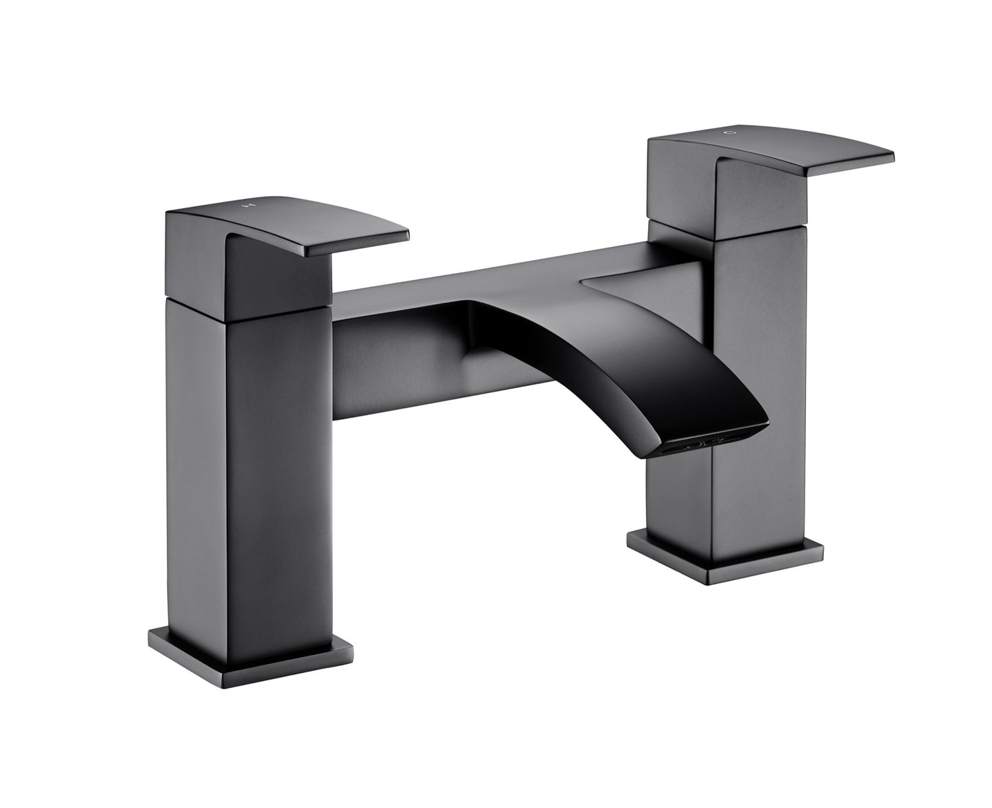 Sherborne Bath Filler - Matt Black (BT8296)