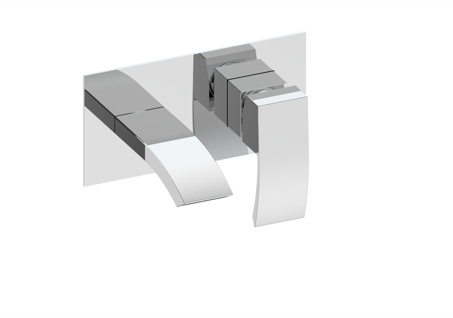 Sherborne Wall Mounted Basin Mixer - Chrome (BT8304)