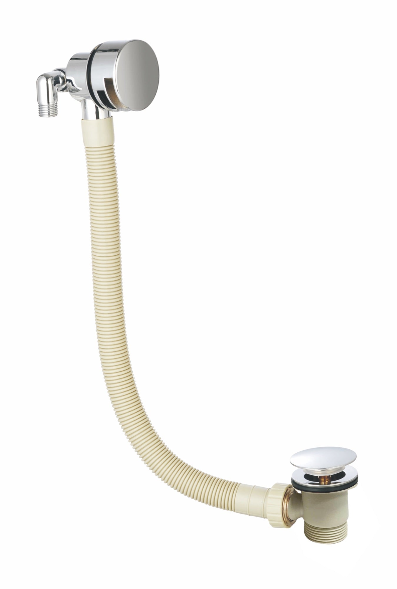 Bath Filler with Easy Clean Sprung Waste & Overflow - Chrome (RA8246)