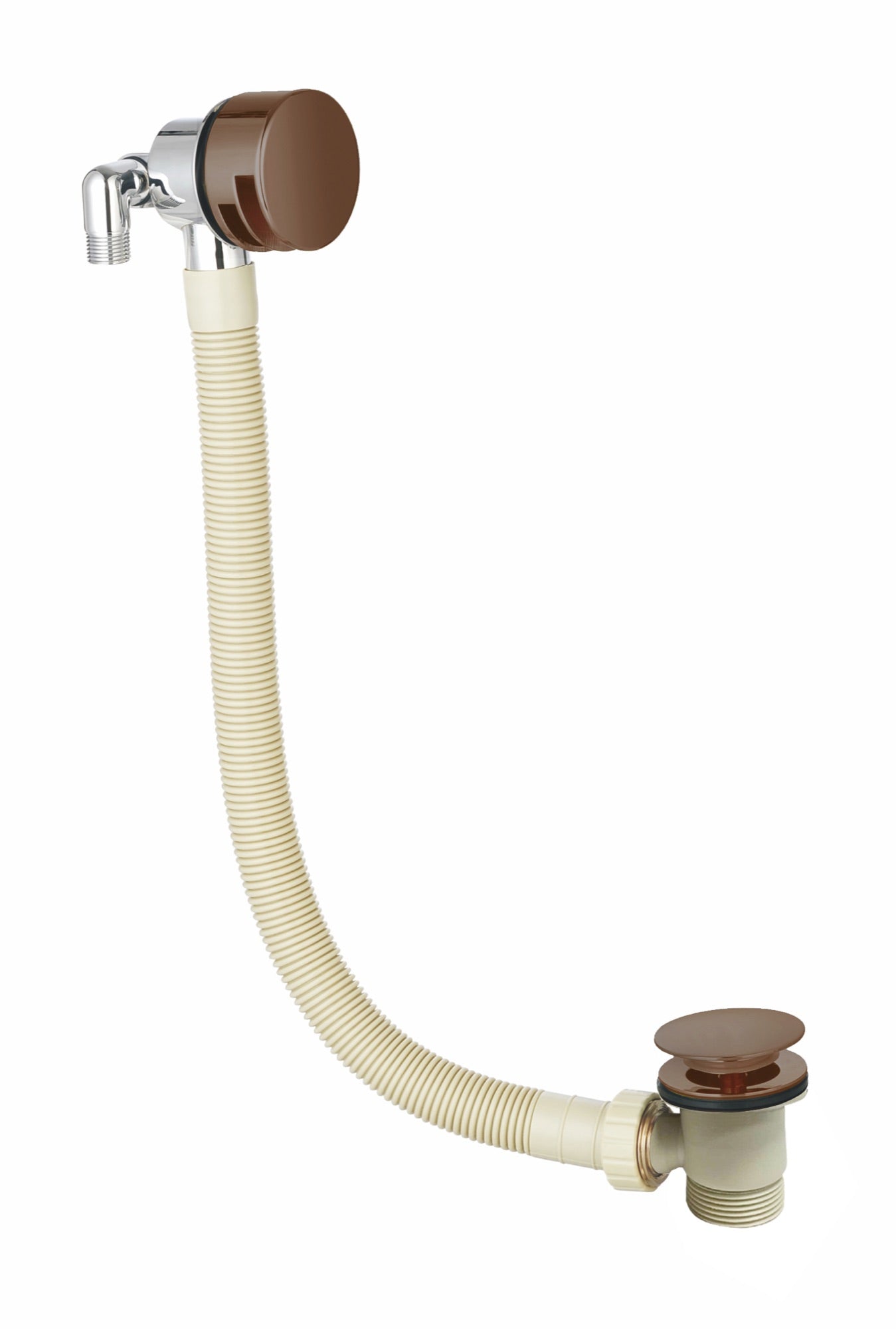 Brushed Bronze Bath Filler with Easy Clean Sprung Waste & Overflow - Brushed Bronze (RA8248)