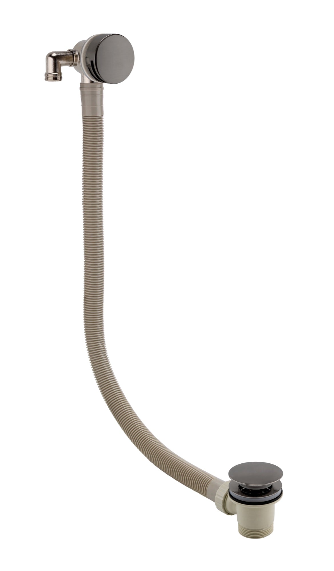 Matt Gray Bath Filler With Control Valve - Gunmetal Grey (RA8250)