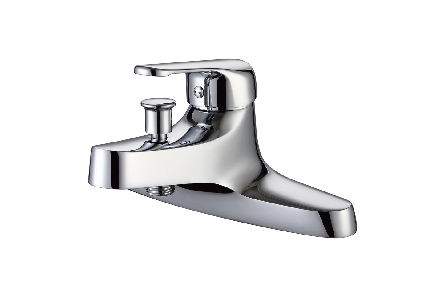 Tenor thermostatic deck mounted bath shower mixer - chrome (SH7000)