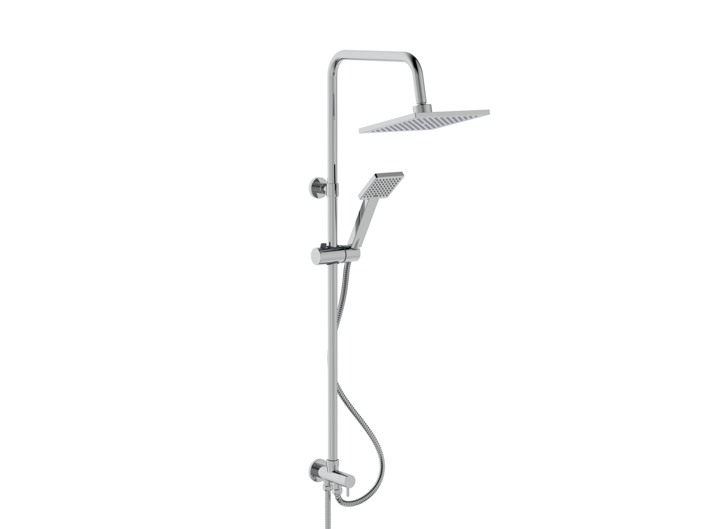 Malton Shower slider rail kit - Chrome (SH8035)