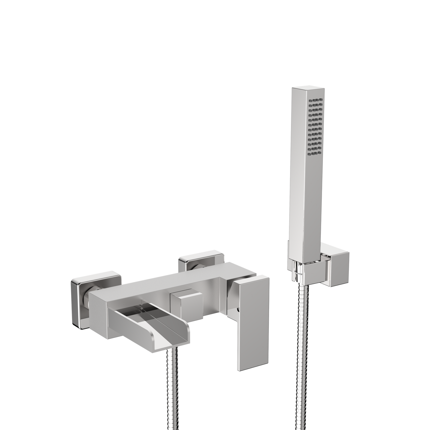 Zennor Wall Mounted Bath Shower Mixer - Chrome (SH8067)