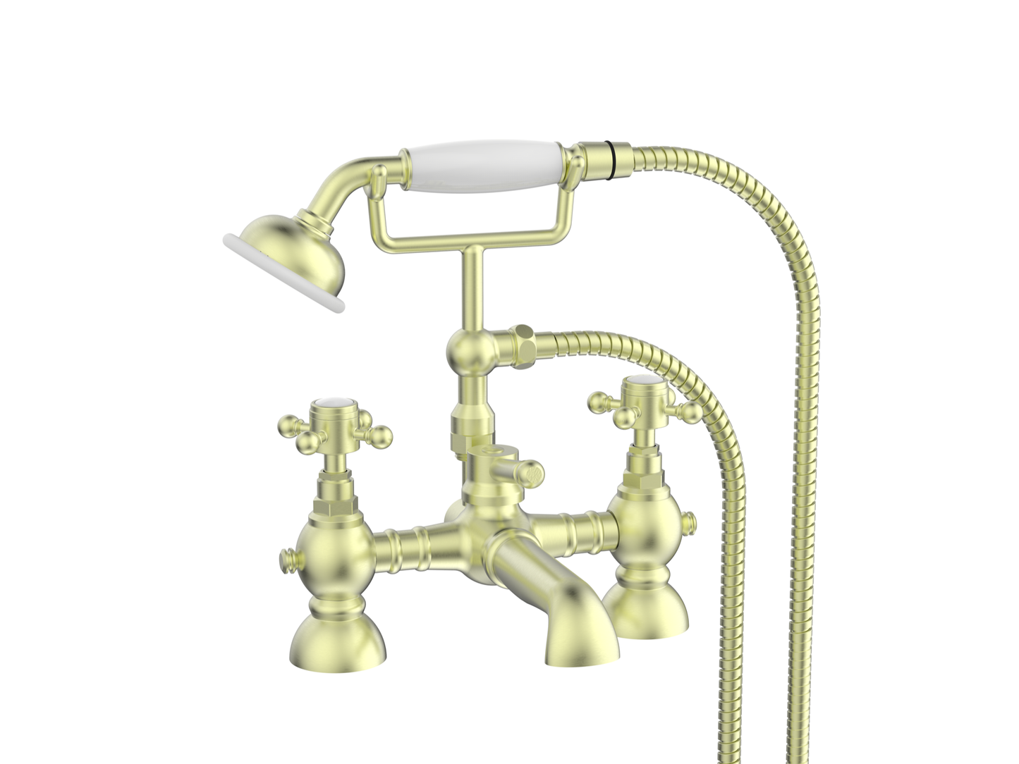 Kingsford Bath Shower Mixer - Brushed Brass (SH8125)