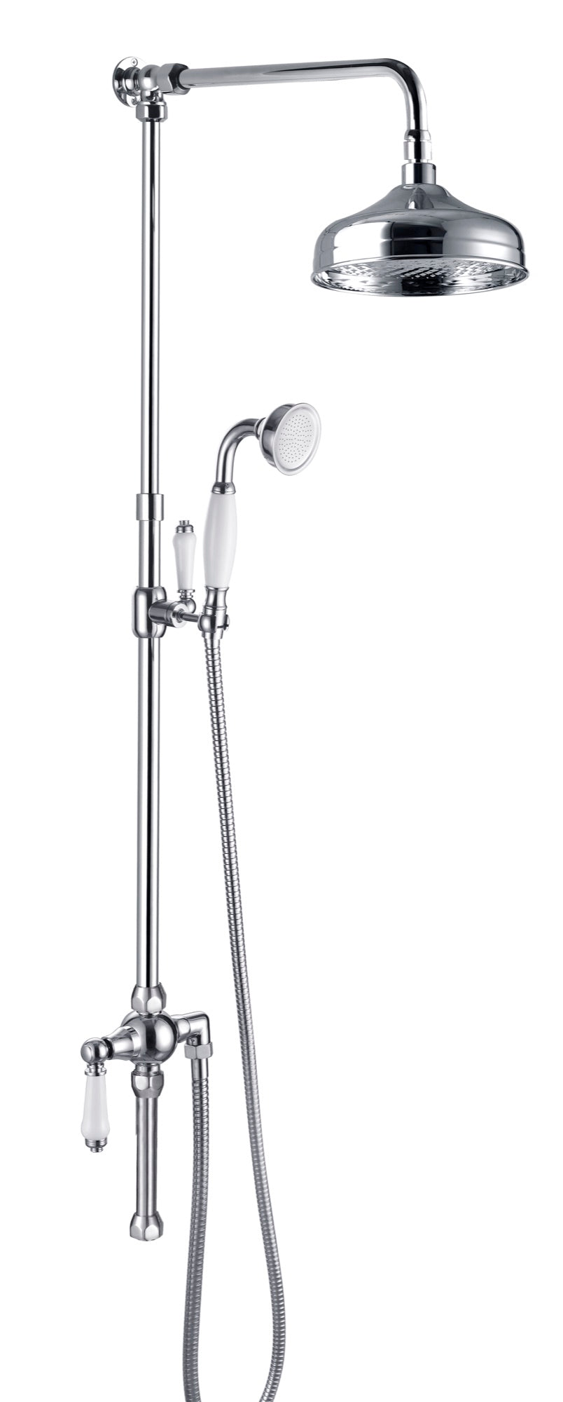 Traditional Rigid Riser Kit Diverter - Chrome (SH8357)
