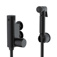 Buy Vero round douche thermostatic bar valve with shower spray kit - matt black Online UK | HOUSE OF ENKI
