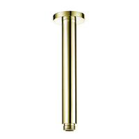 Round ceiling mounted shower arm 180mm - English gold - Showers