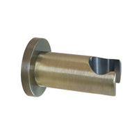 Buy Round wall bracket for shower heads solid brass - antique brass Online UK | HOUSE OF ENKI