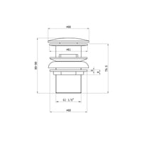 Buy Beaumont traditional cross basin mixer tap with slotted waste - chrome Online UK | HOUSE OF ENKI