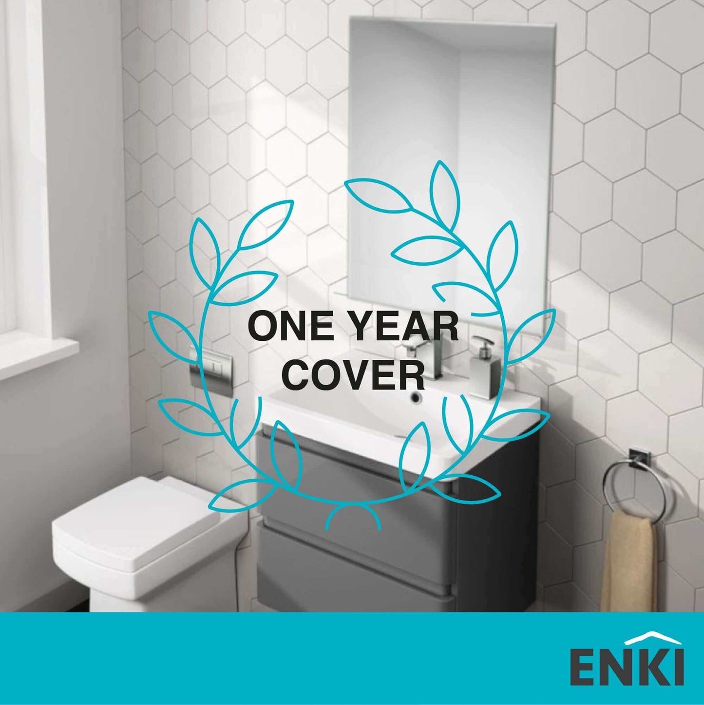Buy Horizon Rounded frameless mirror polished edge (400 x 600mm) Online UK | HOUSE OF ENKI