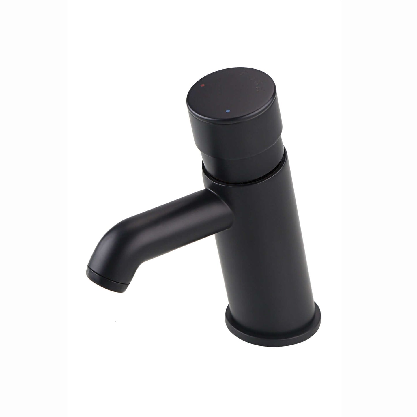 Vision mono non concussive basin mixer tap modern - black