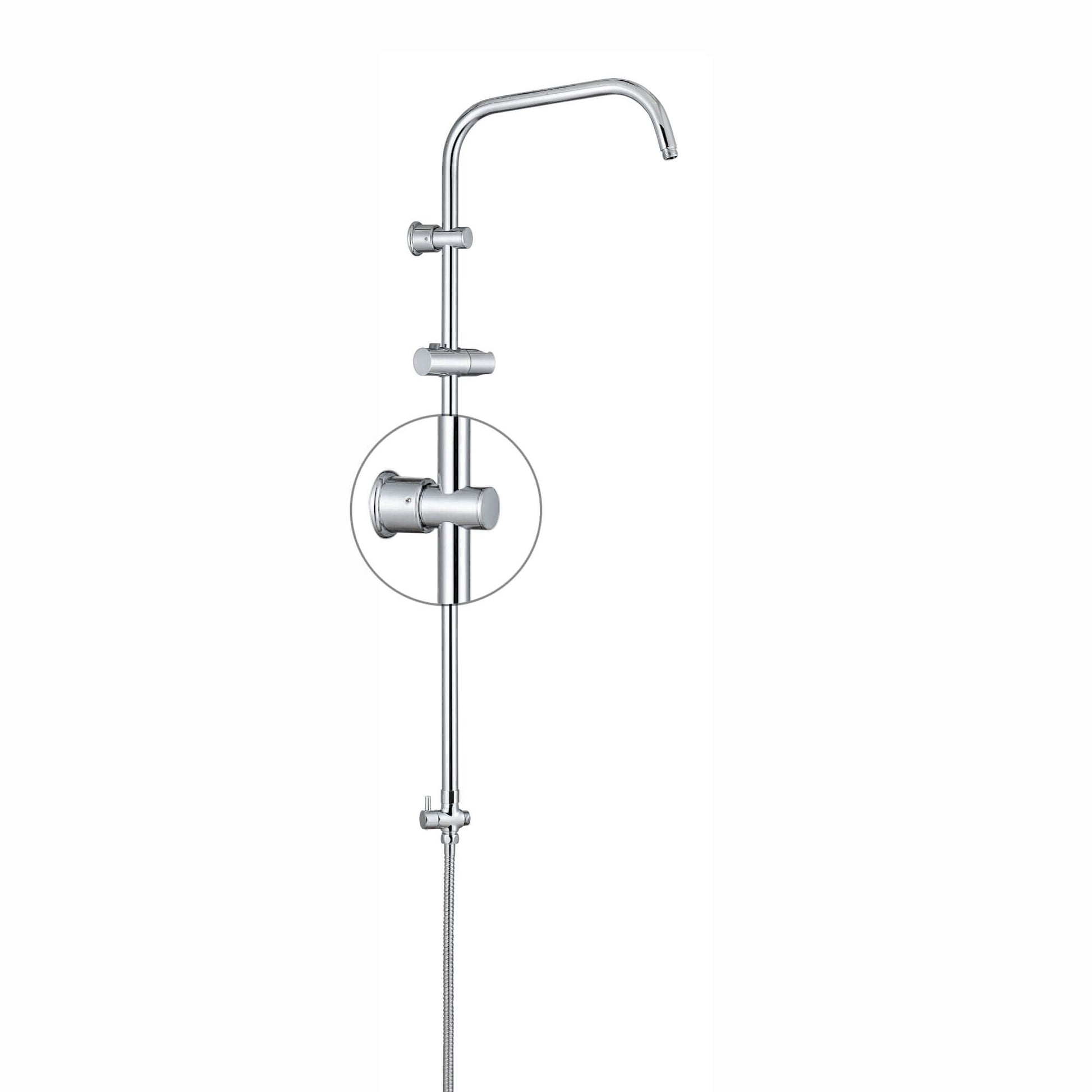 Buy Wall bracket with cover for G16 - chrome Online UK | HOUSE OF ENKI