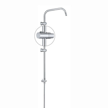 Sliding shower head holder for G16 - chrome
