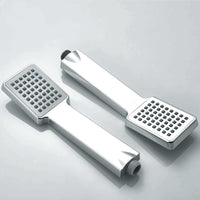 Square paddle hand shower - chrome effect - Showers