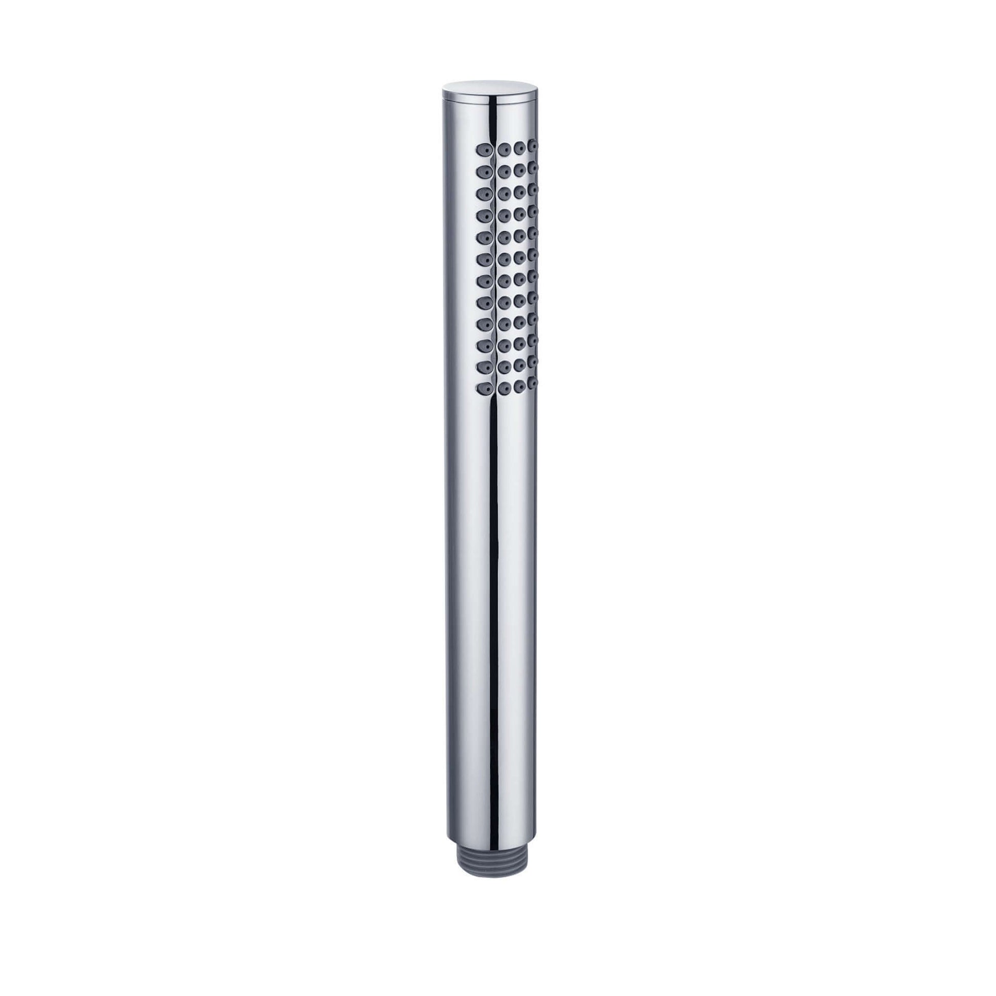 Buy Round pencil hand shower with rubber jets - chrome Online UK | HOUSE OF ENKI