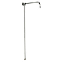 Buy Downton shower rigid riser rail traditional brass - chrome Online UK | HOUSE OF ENKI