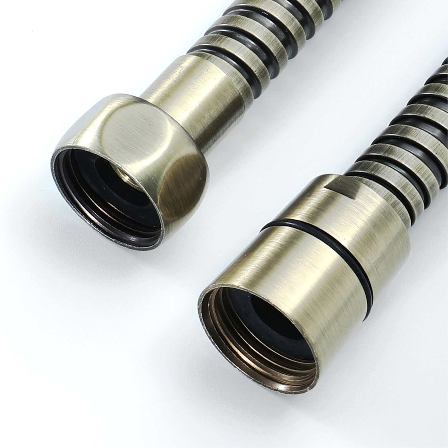 Buy Flex shower hose stainless steel 1.5m standard bore - antique brass Online UK | HOUSE OF ENKI