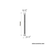 Buy Flex shower hose stainless steel 1.75m standard bore - antique brass Online UK | HOUSE OF ENKI