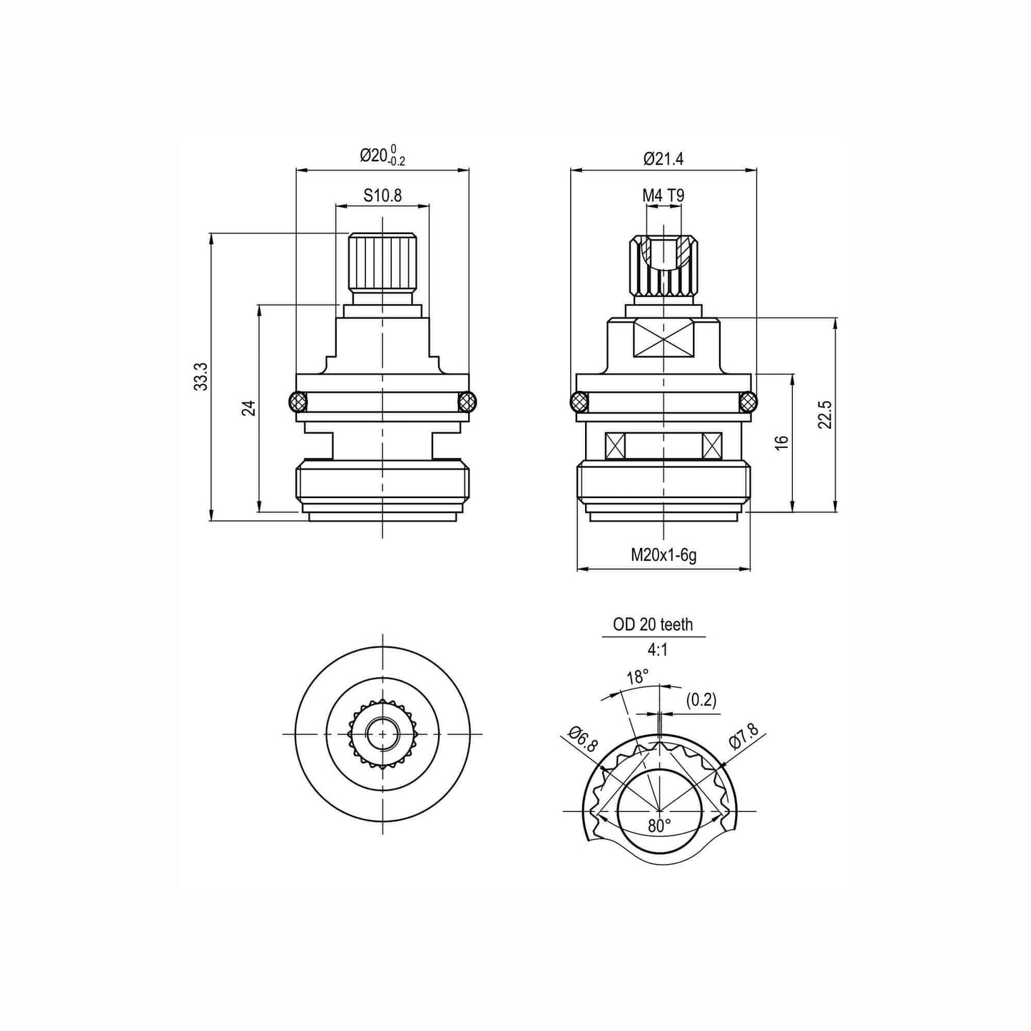 Buy ON/OFF cartridge valve - Turin online UK