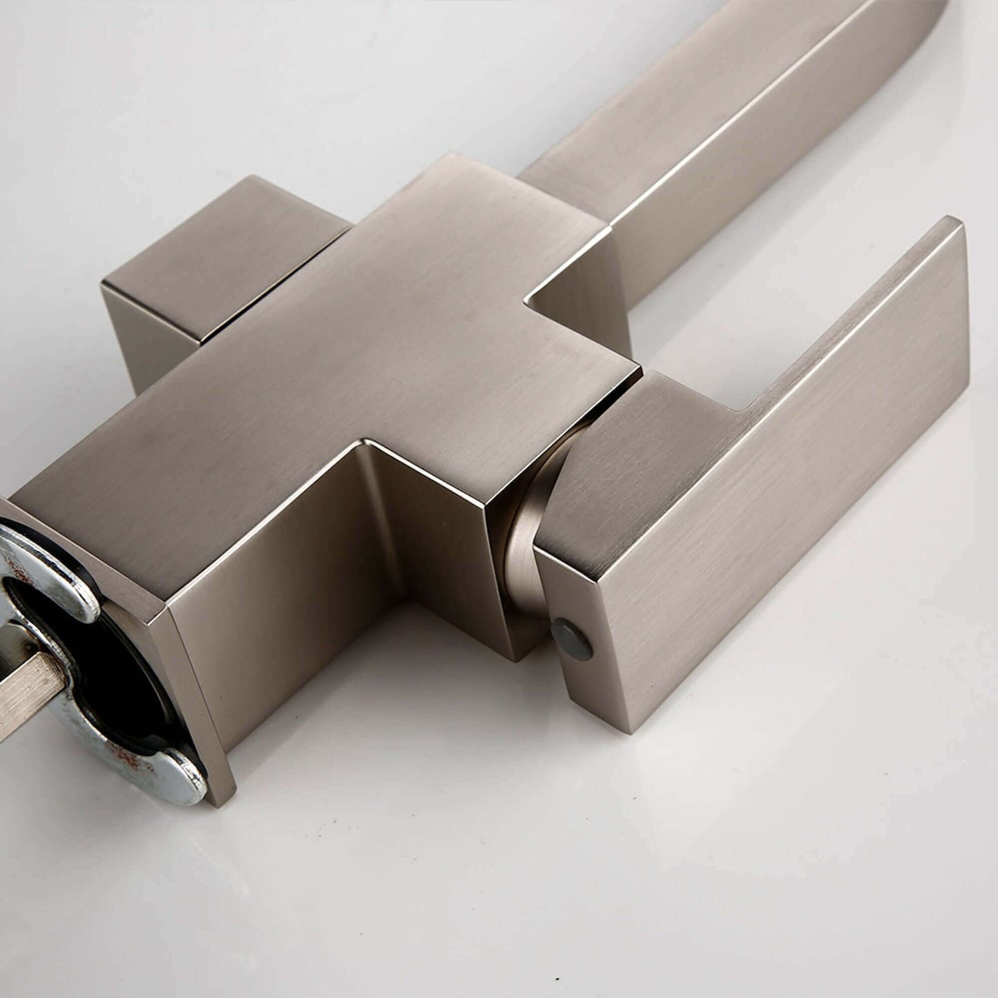 Buy Turin modern square 3 way kitchen sink filter mixer tap - brushed nickel Online UK | HOUSE OF ENKI