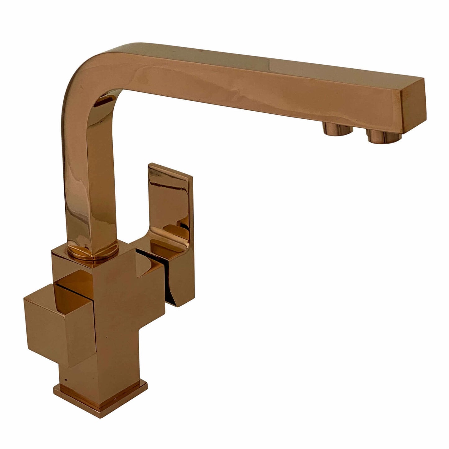 Buy Turin modern square 3 way kitchen sink filter mixer tap - rose gold Online UK | HOUSE OF ENKI