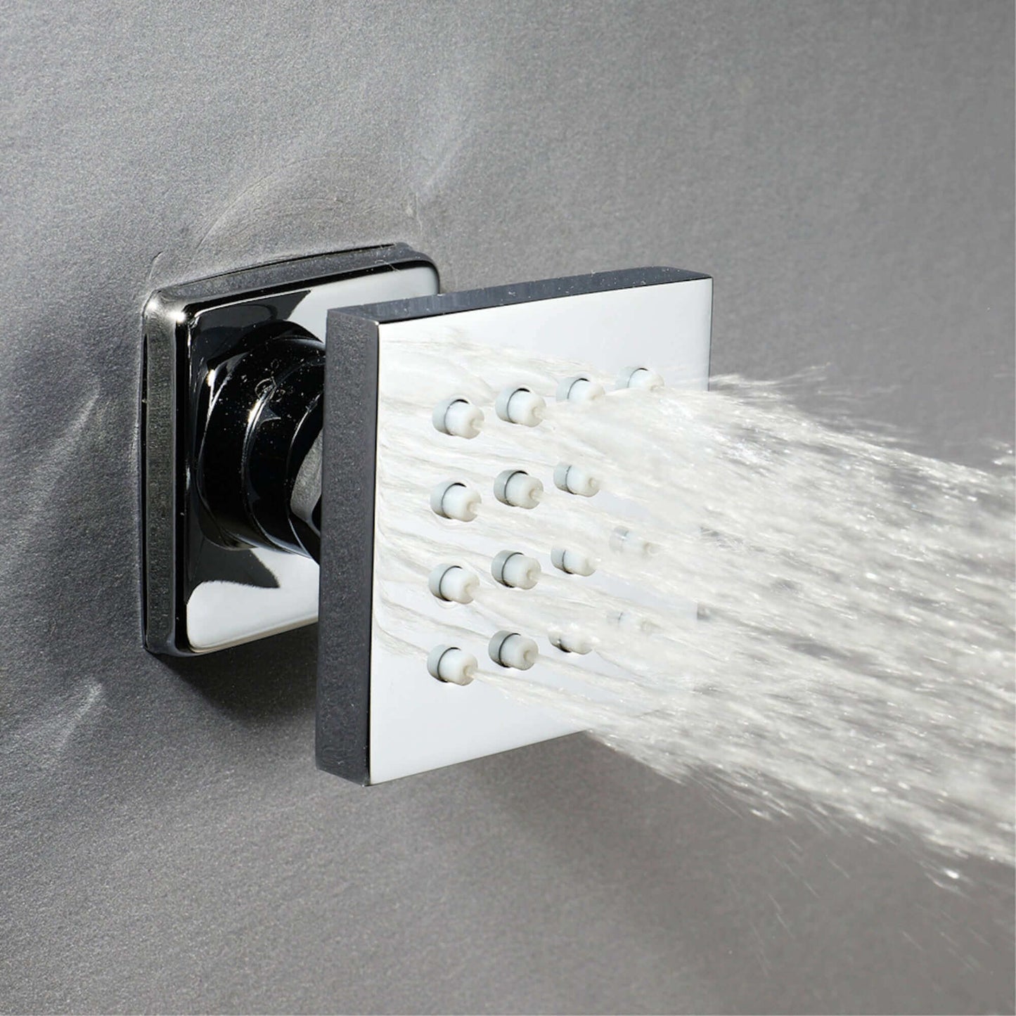 Buy 4 x square shower body jets - chrome Online UK | HOUSE OF ENKI