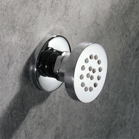 4 x round shower body jets - chrome - Showers