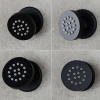 Buy 4 x round shower body jets - matt black Online UK | HOUSE OF ENKI