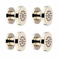 4 x round shower body jets - gold - Showers