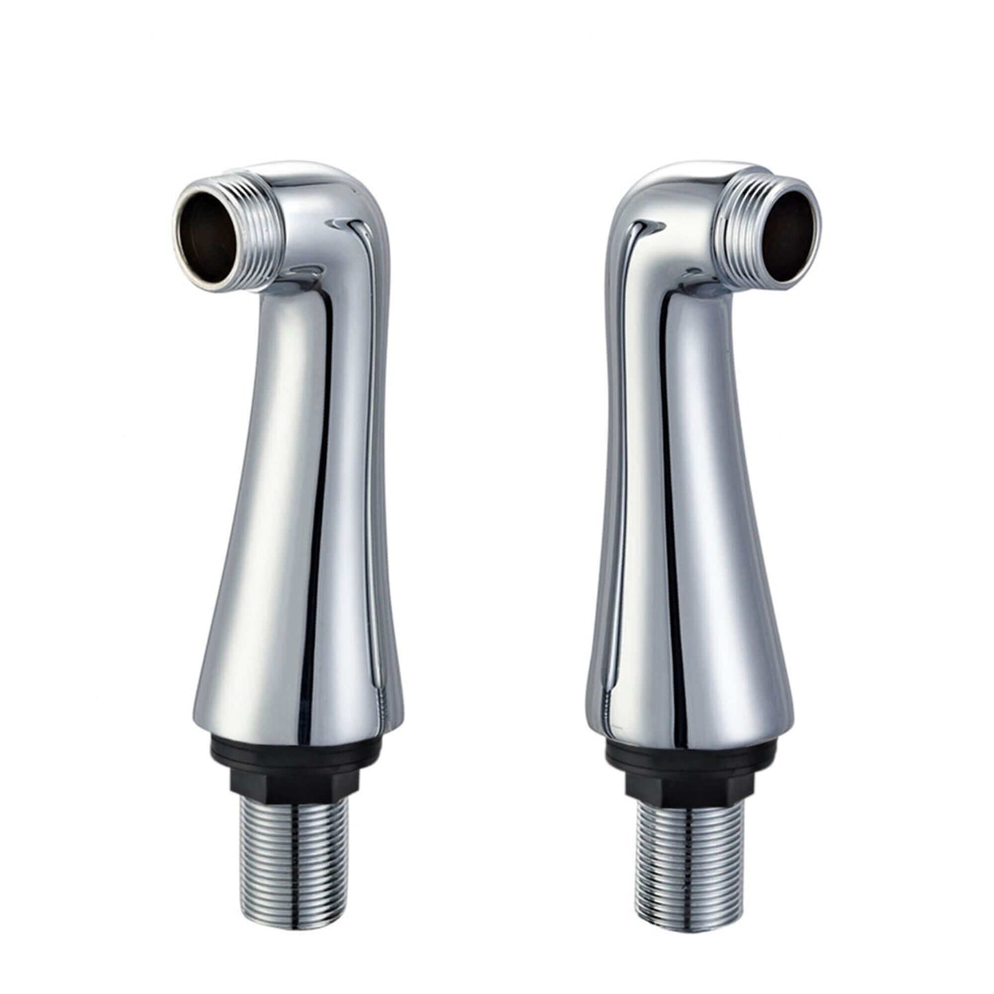 Buy Pair of traditional bath tap legs for deck mounting - chrome Online UK | HOUSE OF ENKI