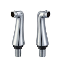 Buy Pair of traditional bath tap legs for deck mounting - chrome Online UK | HOUSE OF ENKI