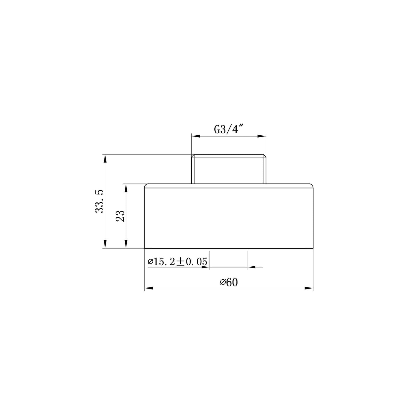 Buy Round easy fix kit bracket for bar shower valves - chrome Online UK | HOUSE OF ENKI