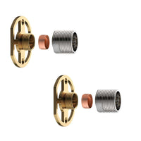Buy Easy fix kit bracket for bar shower valves - chrome Online UK | HOUSE OF ENKI
