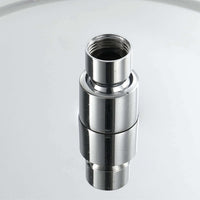 Round ultra slim shower head stainless steel 200mm - chrome - Showers