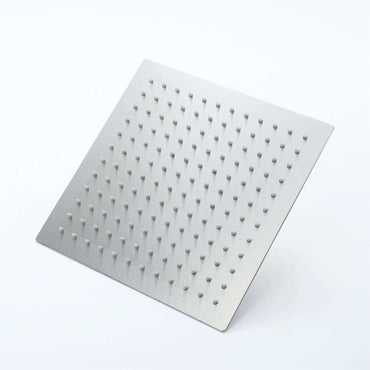 Buy Square ultra slim shower head stainless steel 300mm - chrome Online UK | HOUSE OF ENKI
