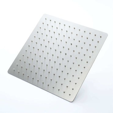 Buy Square ultra slim shower head stainless steel 400mm - chrome Online UK | HOUSE OF ENKI