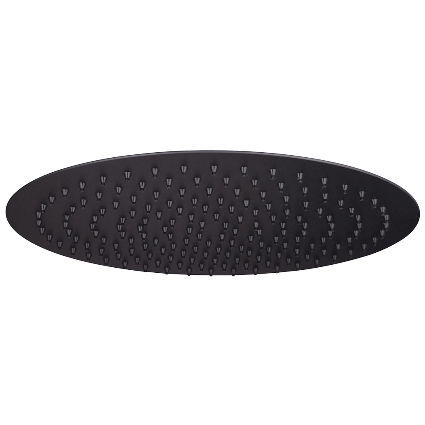 Buy Round ultra slim shower head stainless steel 300mm - matt black Online UK | HOUSE OF ENKI