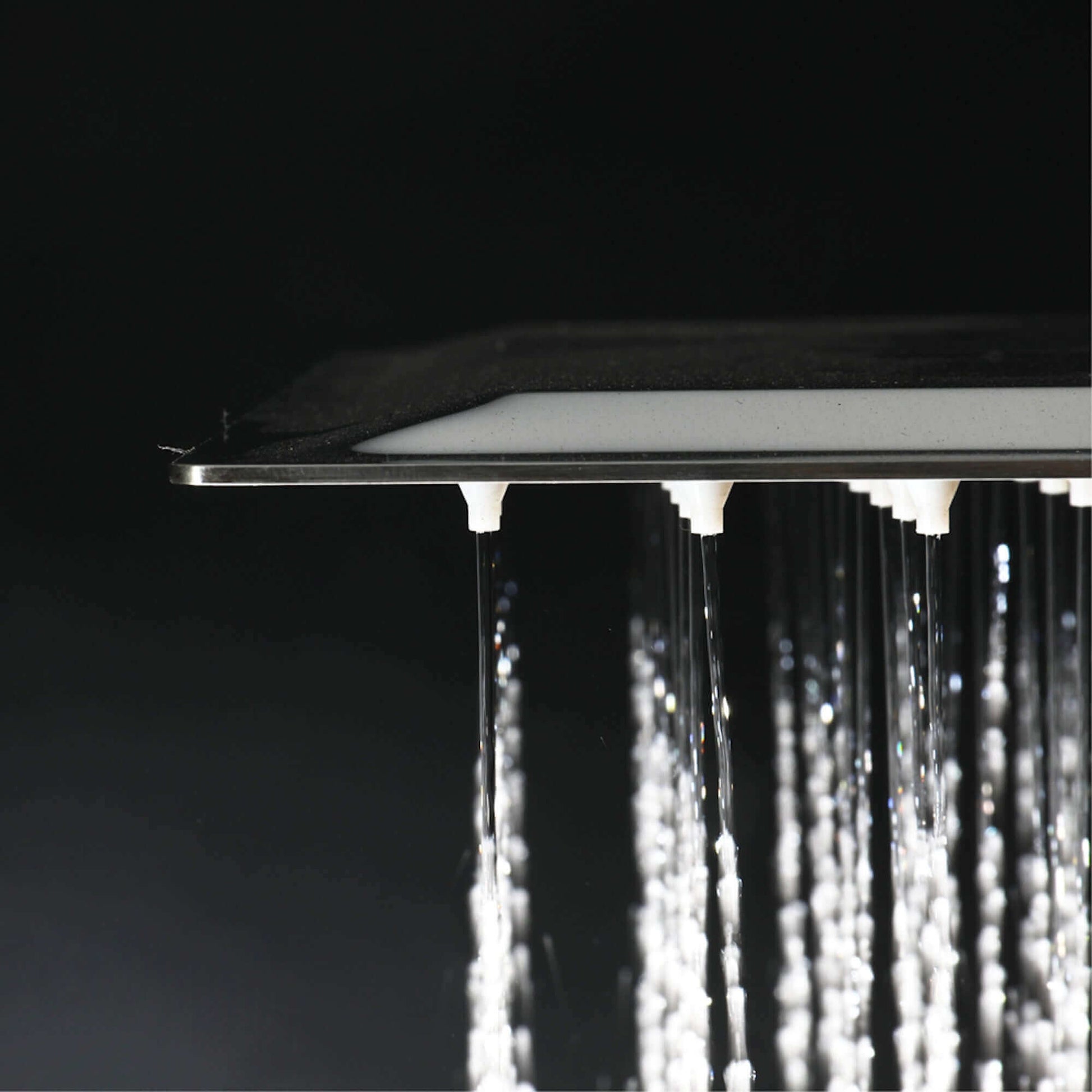 Buy Square ultra slim shower head stainless steel 200mm - chrome Online UK | HOUSE OF ENKI