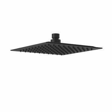 Buy Square ultra slim shower head stainless steel 200mm - matt black online UK