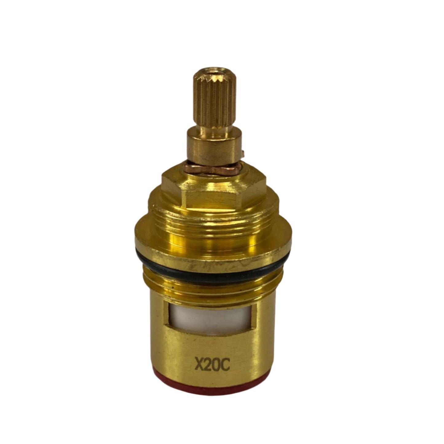 Buy ON/OFF cartridge - red hot water for concealed thermostatic valves - Regent, Edwardian, Naples online UK