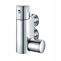 Vero Vertical Thermostatic Shower Bar Mixer Valve Tap With Modern Douche Bidet Handshower Spray Kit - Chrome - Showers