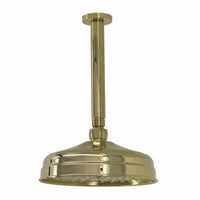 SH0253-03-RA050-01-traditional-ceiling-fixed-apron-brass-shower-head-8-with-180mm-ceiling-shower-arm-english-gold