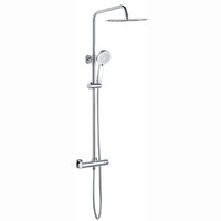 Buy Dune round thermostatic shower set 300mm head & handheld - chrome Online UK | HOUSE OF ENKI
