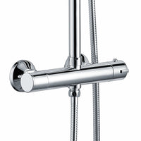 Dune round thermostatic shower set 400mm head & handheld - chrome - Showers